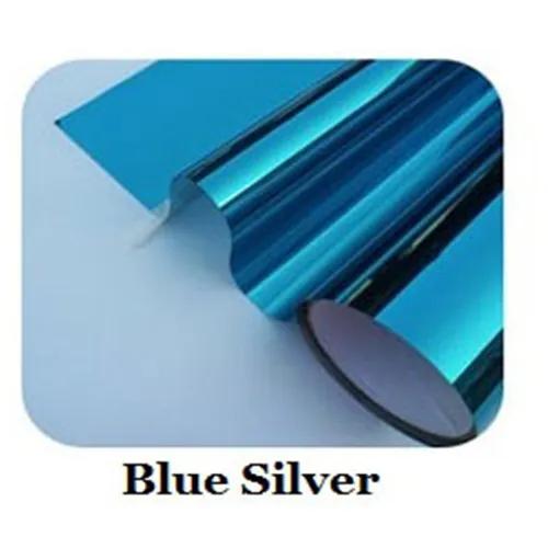 Lunghezza 2/3/5 Metri Pellicola per Finestre a Specchio Isolante Adesivi Solari Riflettente UV Tinta per Vetri Unidirezionale Decorazione per la Privacy per Vetri