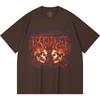 230 Gsm 100% Bomuld Heavy Metal T-shirt Rockband Populær Musik Print Unisex Tung Bomuld T-shirt