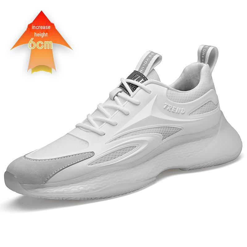 

Осенние мужские кроссовки для увеличения роста 8 см с дышащей подошвой для повседневного бега 37