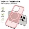 Coque de protection - BOOLING - iPhone 16 Pro - Protection hybride - Rose - Recharge sans fil