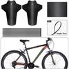 Bicycles Mudguard Adjustable Folding Bikes Front Rear Mud Guard Cycling Splashes Guards Set for Mountain Bikes Ridings