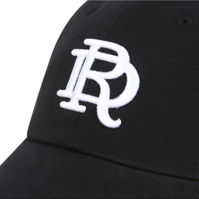 ROND&DEMARRER [Unisex] RD Symbol Logo Cotton Ball Cap (Black)