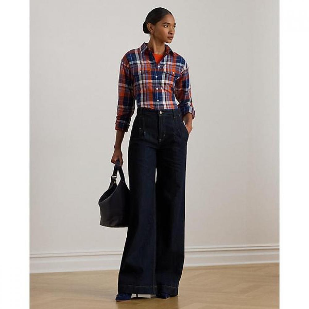 Lauren Ralph Lauren Plaid Cotton Twill Shirt