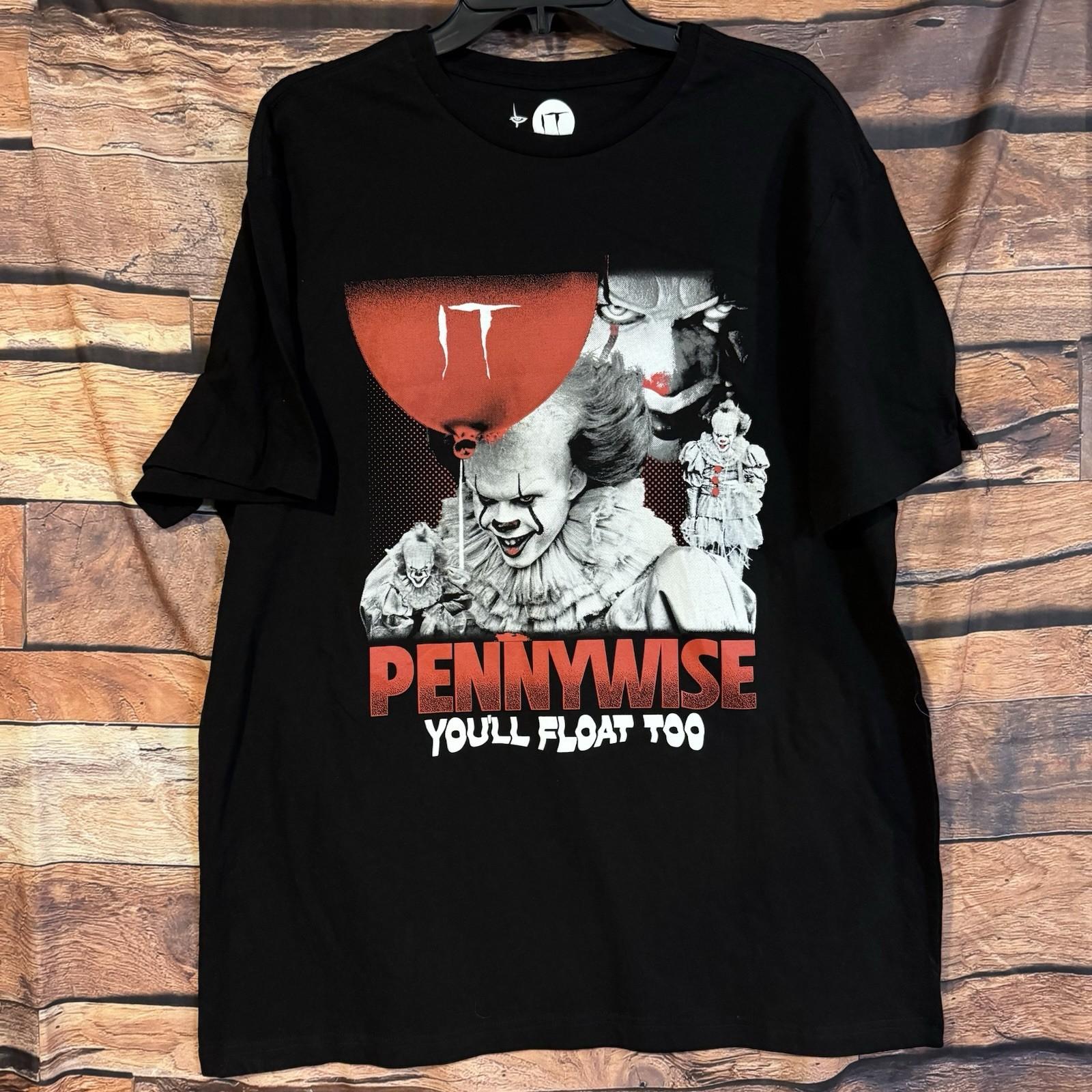 Pennywise IT Clown You ll Float Too Horror Movie Halloween Graphic XL Unisex T-Shirt M
