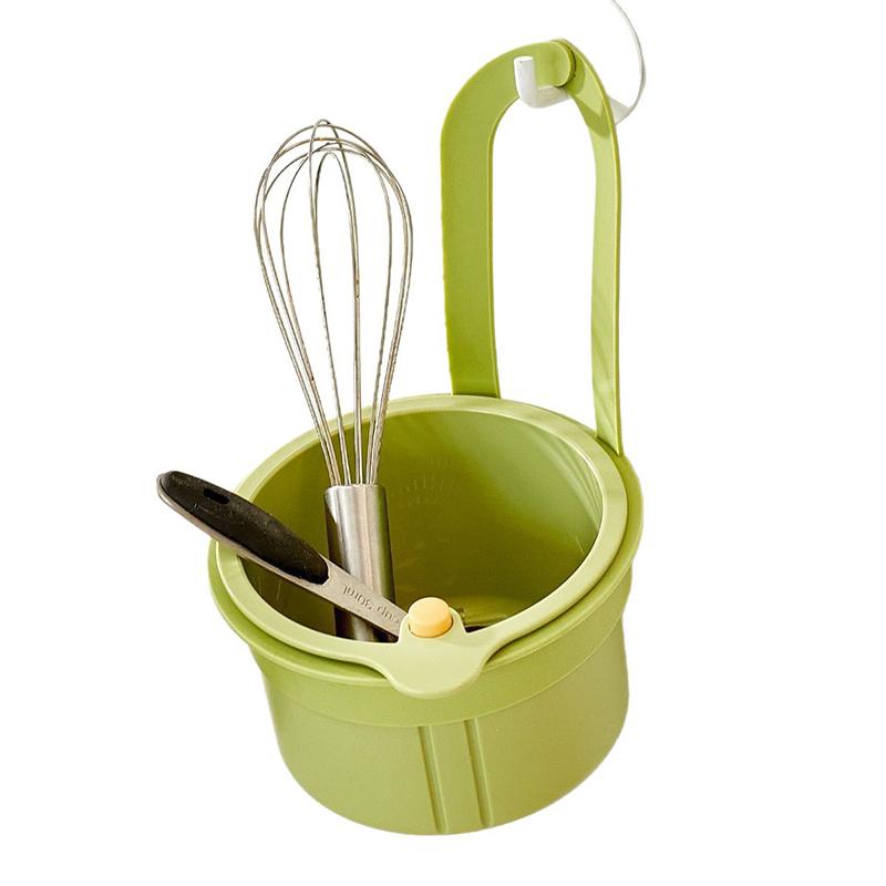 2Pcs Adjustable Hanging Sink Drain Basket For Home Kitchen Sink Food Residue Separator, Filter Basket,Fruit Washing Drain Basket