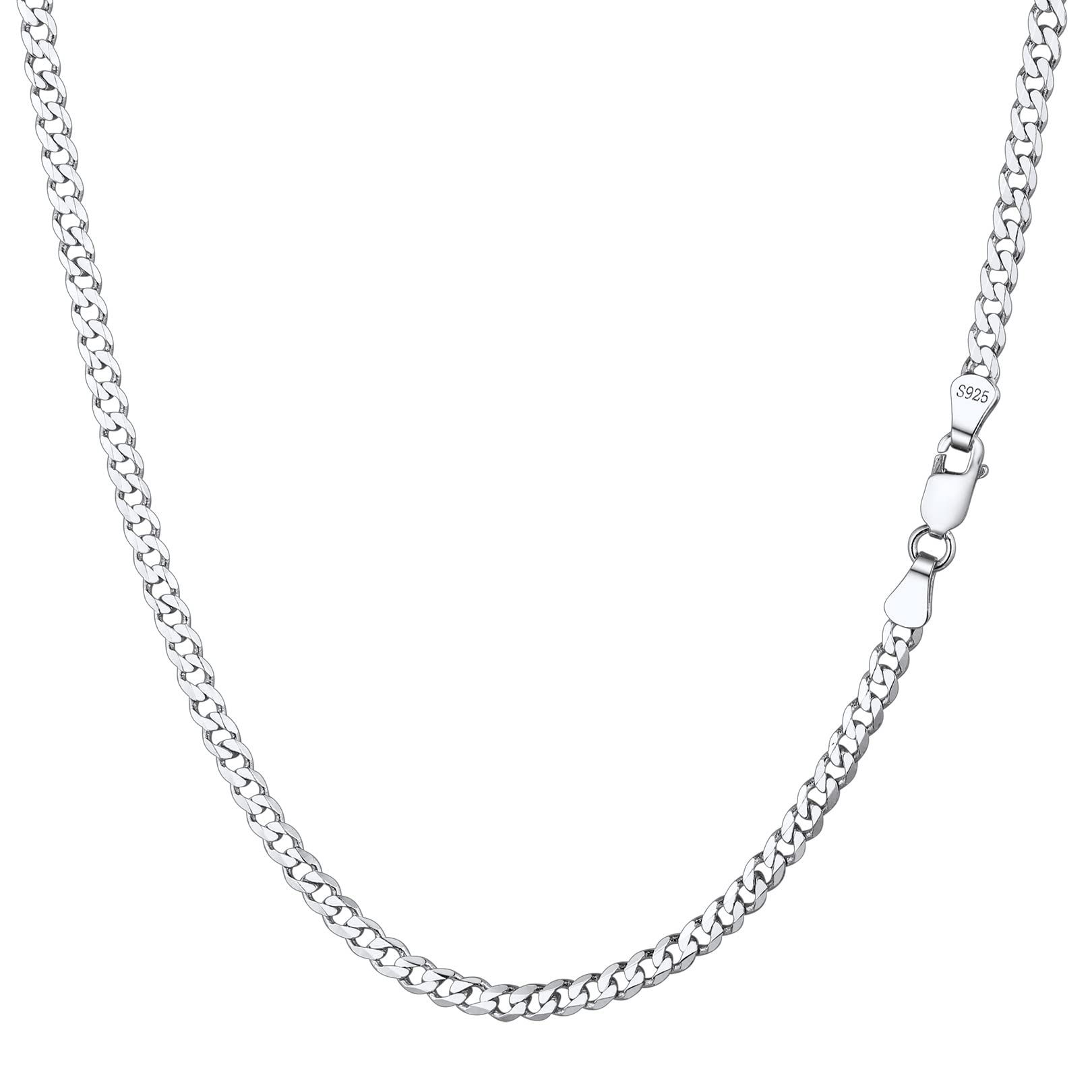 

Kihei Necklace Chain for Silver Accessory [Suplight] Men, 925, Women, Hypoallergenic, 50cm, 3mm,