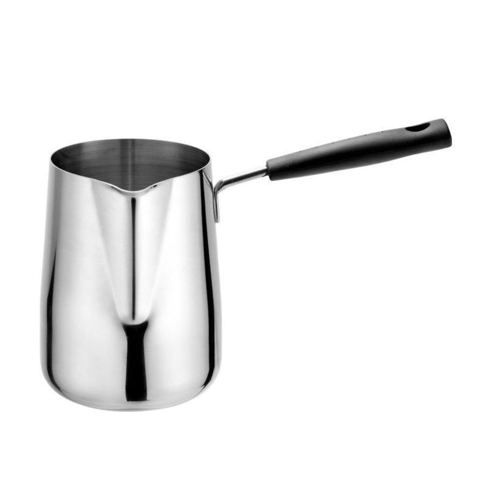 Long Handle Coffee Pot Professional Hot Milk Cup Latte Art Tool Wax Melting Pot  Restaurant Daily