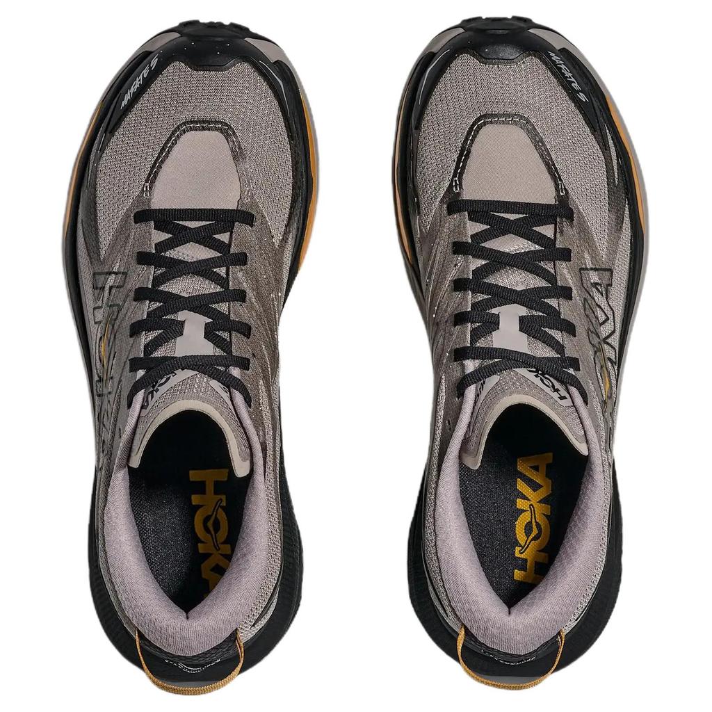 HOKA One One Mafate 5 Bequeme Passform Trailrunning-Schuhe Herren Laufschuhe Zementgrau 1168722-CMNTB