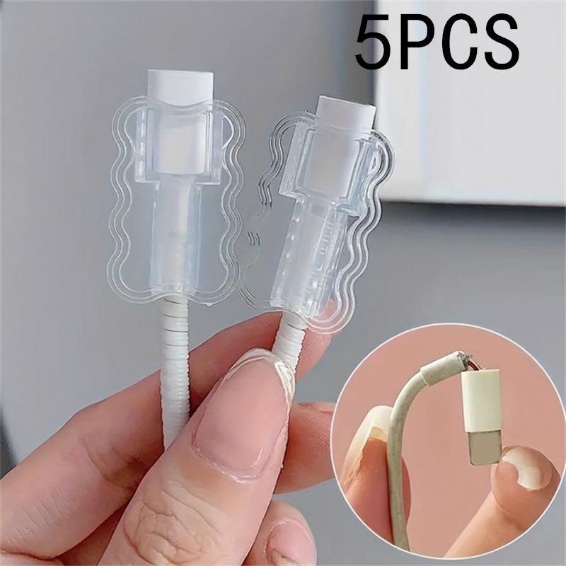 

5/10/50pcs Data Cable Protector Sleeves Anti-Breakage Cord Saver Flexible Cord Storage For School Home Mobile Phone Accessory