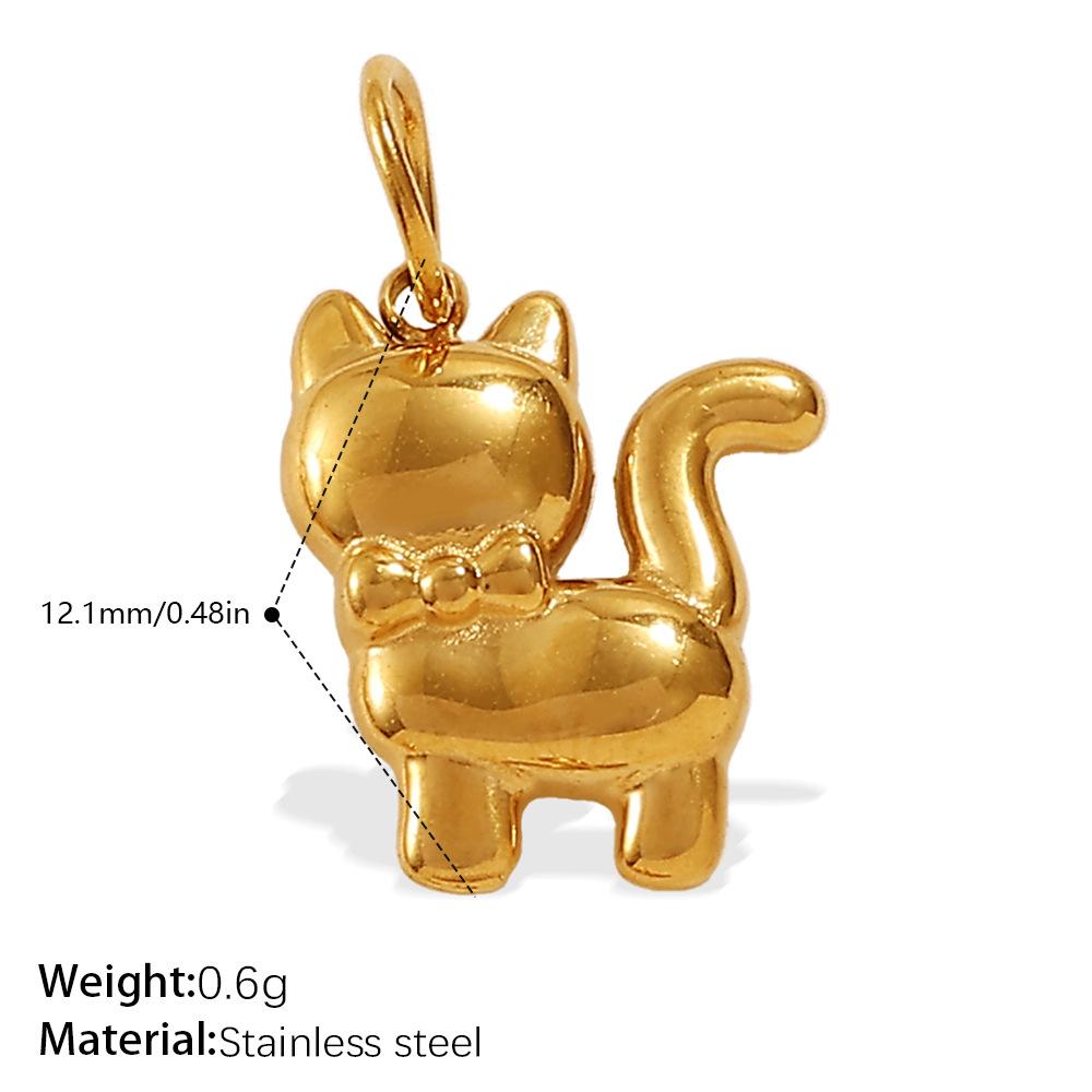 Exquisite and compact DIY mini bag pendant accessories stainless steel plated 18K gold daily versatile pendant accessories