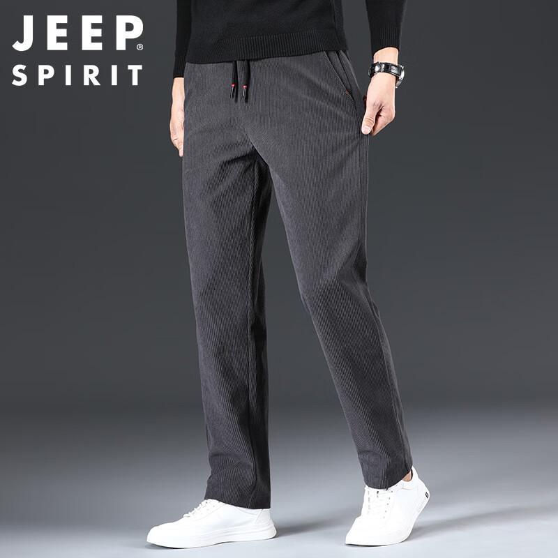 

JEEP SPIRIT Men s Corduroy Knit Straight-Leg Casual Pants XL