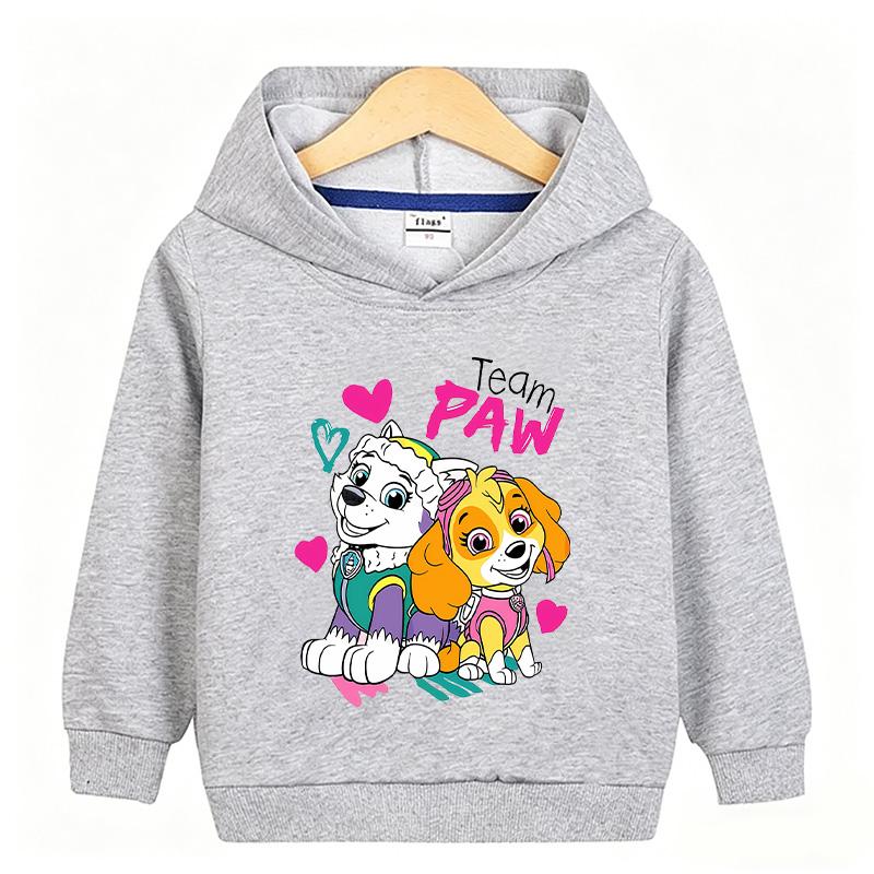 Skye girls hoodie pullover Cartoon Children Leisure hoodie toddled girls teen Spring Autumn 4 to14 y