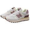 New Balance NB 574 Retro Comfortable Cushioning Durable Lightweight Low-Top Running Shoes Unisex sneaker Gray White U574LGLG