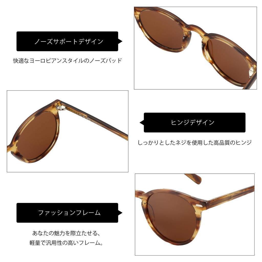 Sunglasses for Polarized Sunglasses for UV for Driving [ZENOTTIC] Men, Round, Women, Protection, Fishing, Golf,