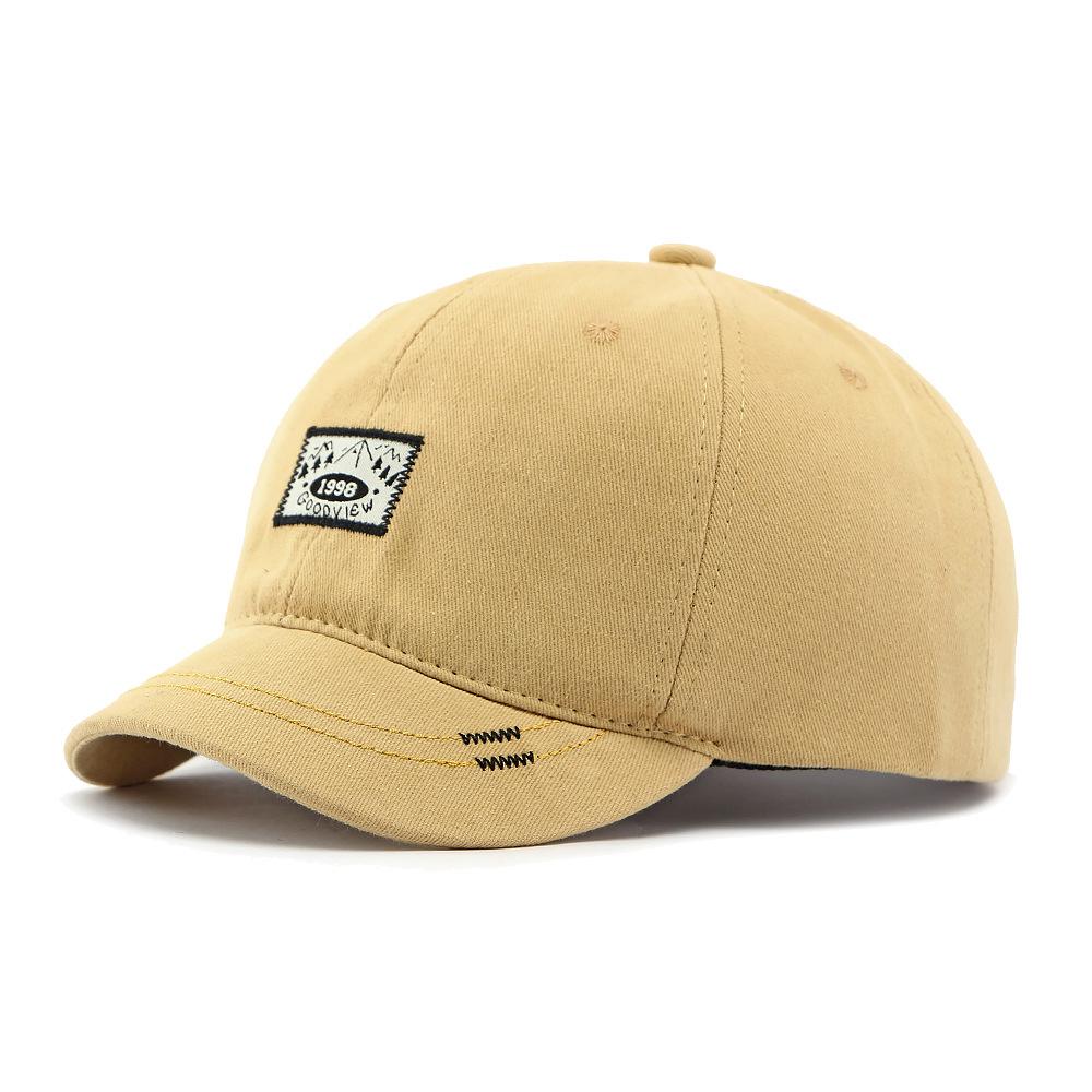 Cotton Short Brim Baseball Cap Unisex Outdoor Sunscreen Hat