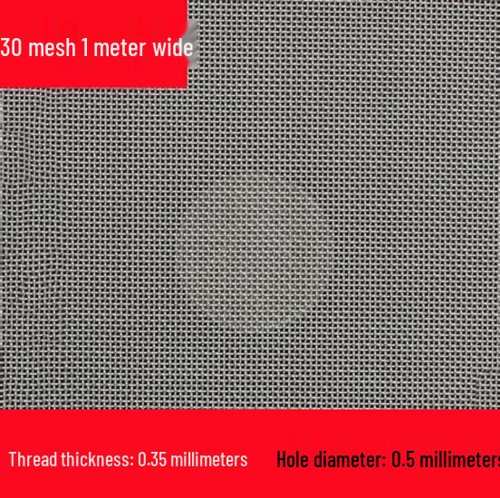 304 Edelstahlgewebe, 6-500 Maschen, Industrielles verdicktes Metalldrahtfilter.