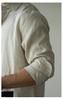 Men's Italian Linen Lightweight Long-Sleeve Shirt - Spring 2026 Casual, Old Money Style.