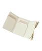 Maison De Fleur Ribbon Pearl Ivory Wallet, Women's,