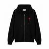Cotton Couple Matching Set Oversized Hoodie With Heart Print Loose Fit Jogger Pants Men Women