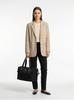 Rosella Large Women' Bag With Expandable Function Black