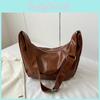 Korean Trendy Womens Crossbody Bag With Stitching Details And Soft Pu Material