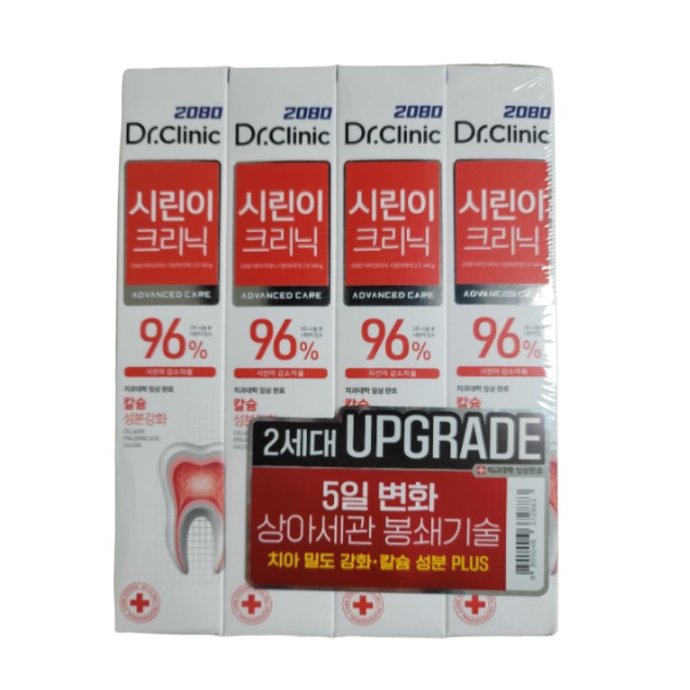2080 Dr. Clinic Sensitive Care Toothpaste Two 140g (4-Pack)