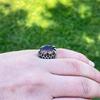 Eagle Claw Color Change Zultanite Stone Silver Men's Ring - A Majestic and Mesmerizing Piece of Jewelry - Sultanite Gemstone Men Ring