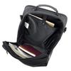 Large Capacity Simple Business Bag A4 Compatible Vertical Shoulder Bag Lightweight 480g Gentleman Black [KAKKOII] 2-chamber Men's