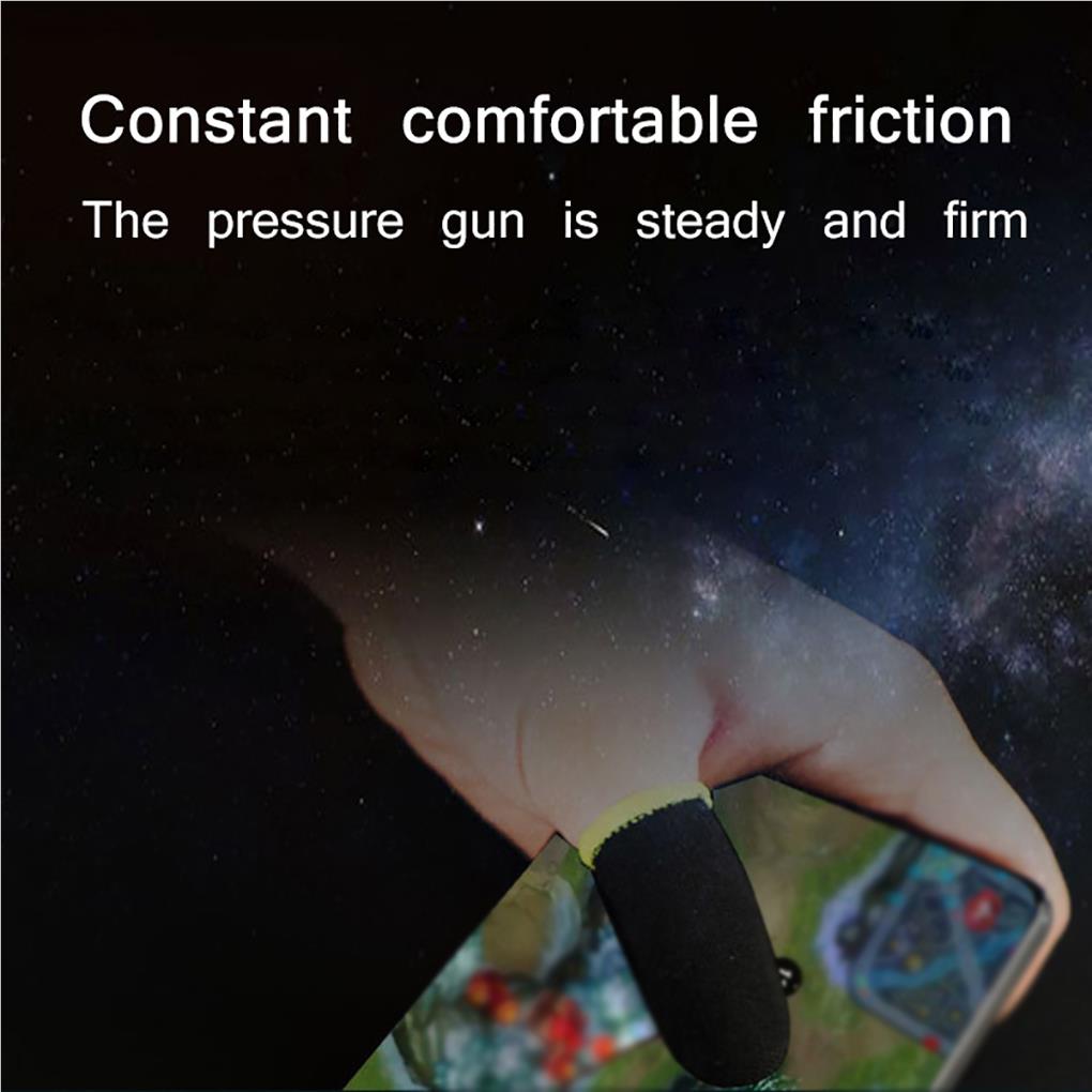 Finger Sleeves Sweat Proof Screen Breathable Comfortable Mobile Game Controllers Anti-fingerprint Gaming Accessory