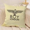 Marke B-BOY LONDON Kissenbezug Weicher Plüschstoff Beidseitig Bedruckter Sofakissenbezug für Alle Jahreszeiten Wohndeko Geschenk