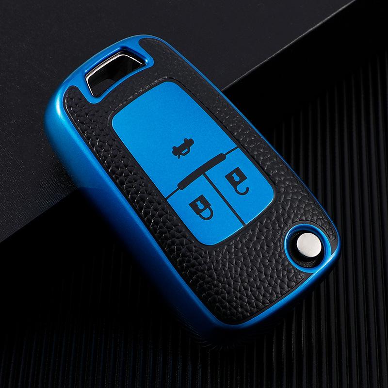 3 4 Button Leather TPU Car Key Case Cover Shell Fob For Chevrolet Cruze Aveo Trax Sail Malibu For Opel Vauxhall Astra Corsa Meriva Insignia