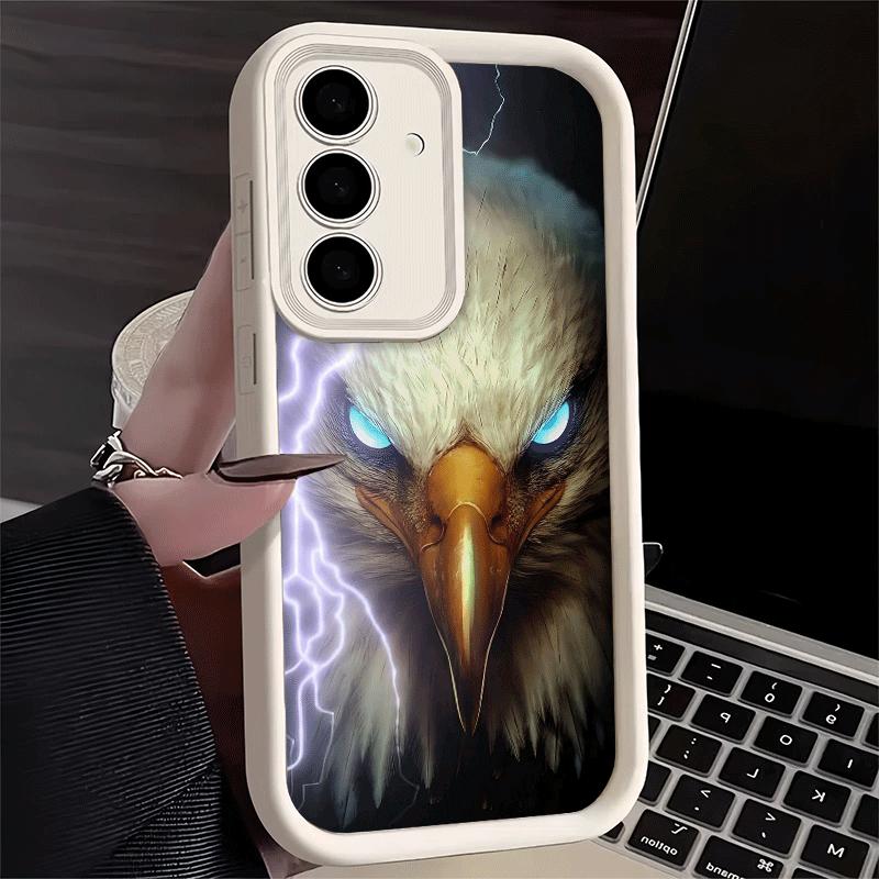 Phone Case for Samsung Galaxy A17 A16 A15 A14 A13 Bald Eagle Cool A56 A36 A26 A55 A35 A25 A54 A34 A24 A53 A33 A23 A07 A06