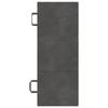 Folding Sofa Bed 75 x 63 x 45 cm Dark Grey