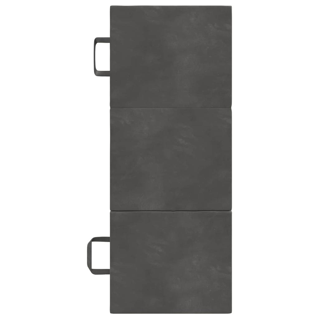 Folding Sofa Bed 75 x 63 x 45 cm Dark Grey