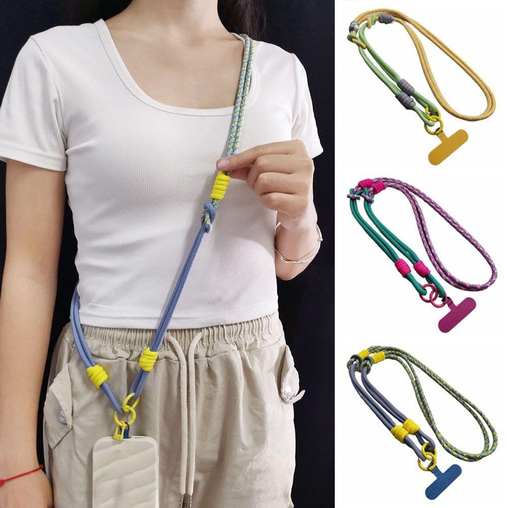 Neck Hanging Crossbody Phone Strap Anti Winding Mobile Phone Rope Chain  Travel Outdoor