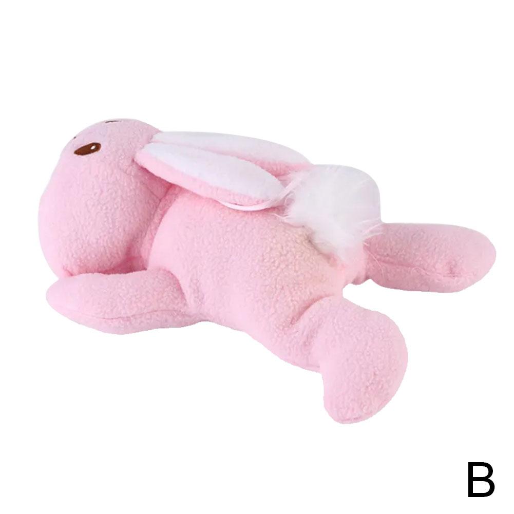 Torba na butelki do karmienia Kaczka Pokrowiec na saszetkę na butelkę do mleka Zabawki Kawaii Pluszowy Królik Dziecięca Butelka do Karmienia Torba Utrzymująca Ciepło Dziecięce Narzędzie do Karmienia pink