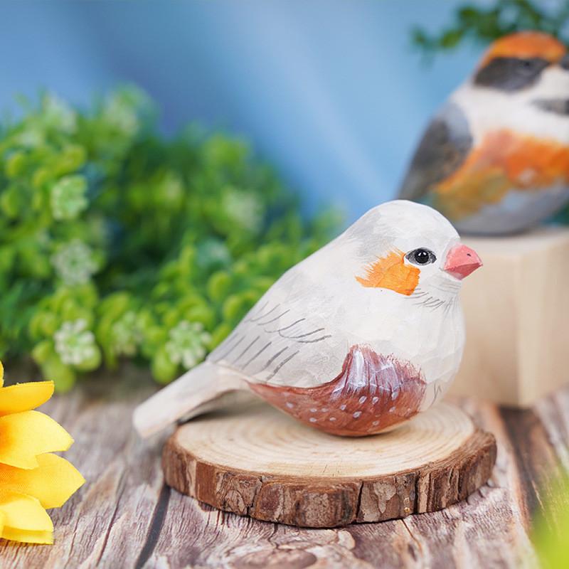 Wooden Bird Decor With Natural Finish For Office And Home Gift Ideas