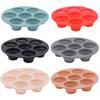 Foldable Food-Grade Silicone Cake Mold with Seven Holes
