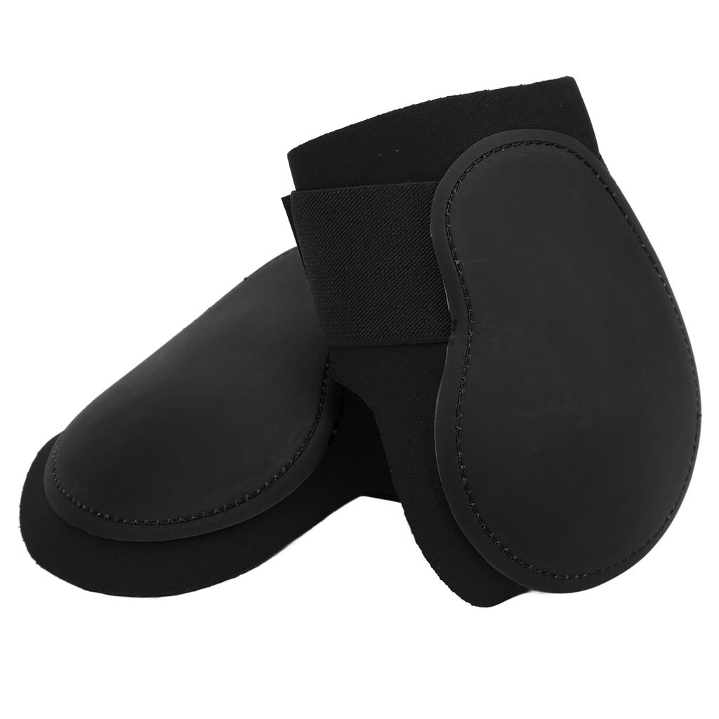 2pcs Horse Leg Boots PU Shell Elastic Shock Absorbing Horse Leg Protector for Equestrian