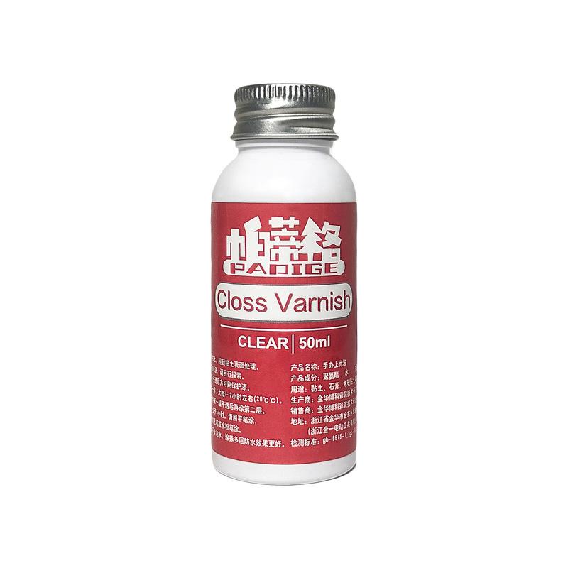 50/100/200ml Water-based Polish Transparent Quick-drying Plaster Doll Dustproof and Brightening Sealing Polish