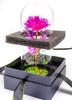 Eternal rose in glass with LED lighting - a gift idea for a loved one