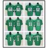 Philadelphia Eagles NFL Jersey 1 Jalen Hurts Green Embroidered Football Shirt Men