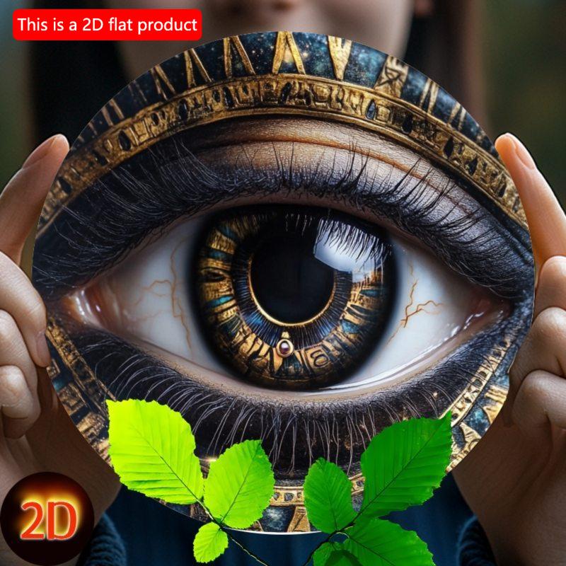 2d Flat 20*20cm, Vintage Style Egyptian Horus Eye Wooden Sign, Personalized Gift, Wooden Plaque, Office Gifts, for Home, Kitchen, Bedroom, Bar.