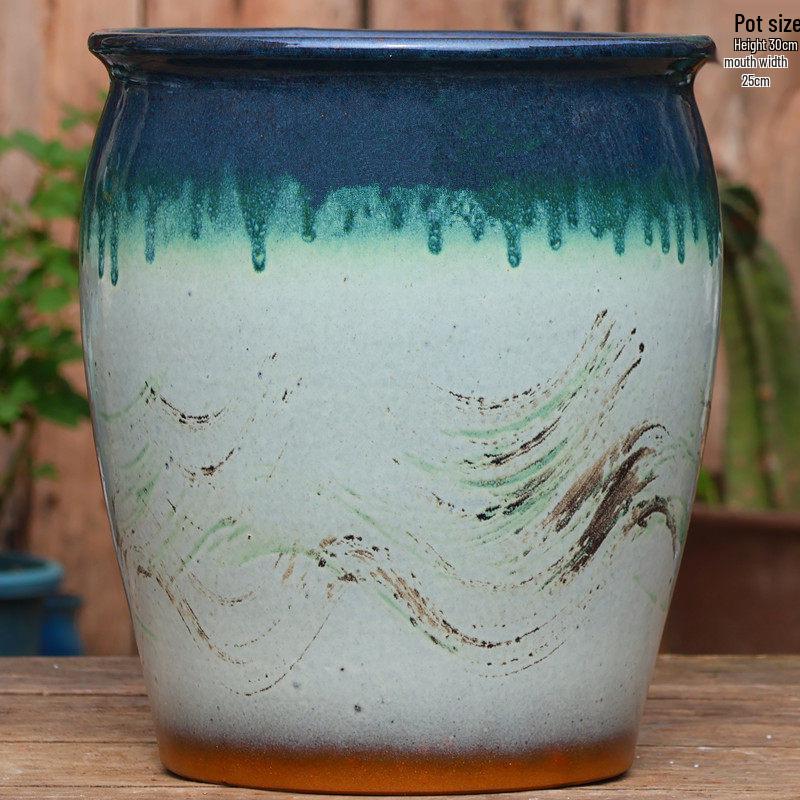 Extra Large Ceramic Succulent & Flower Pot for Trees and Plants