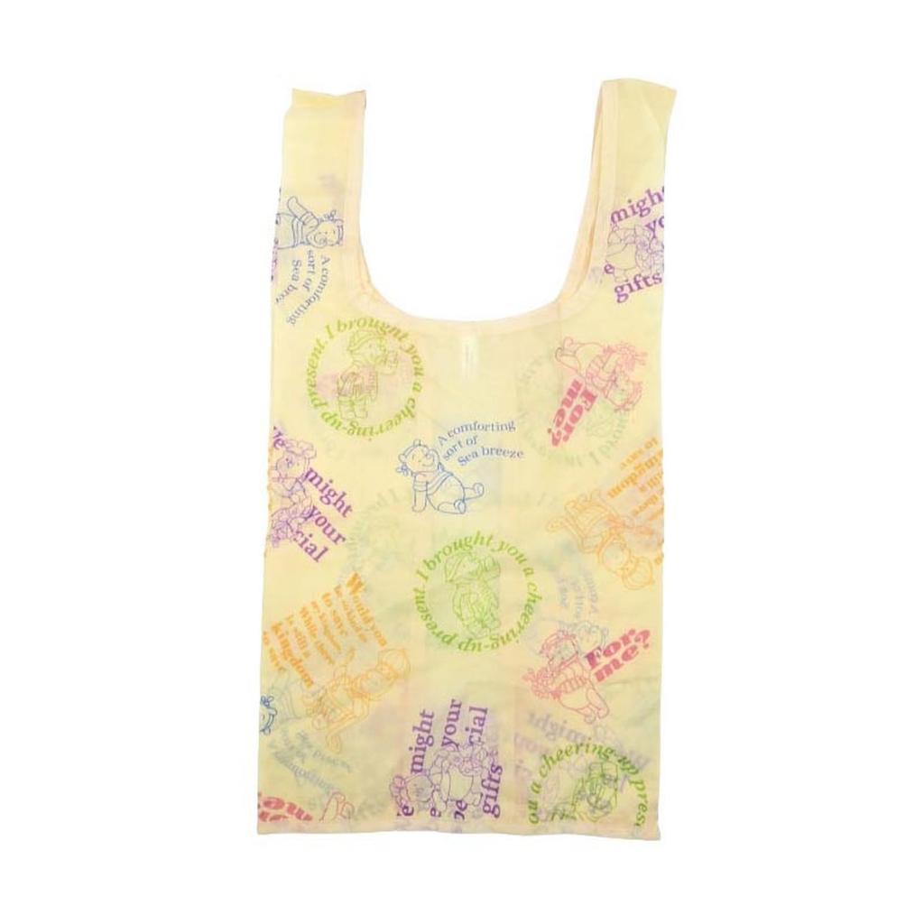 Nakajima Corporation Winnie Puuh Plüsch Öko-Tasche, Bunt, 202215-24, H19 x B13 x T9cm