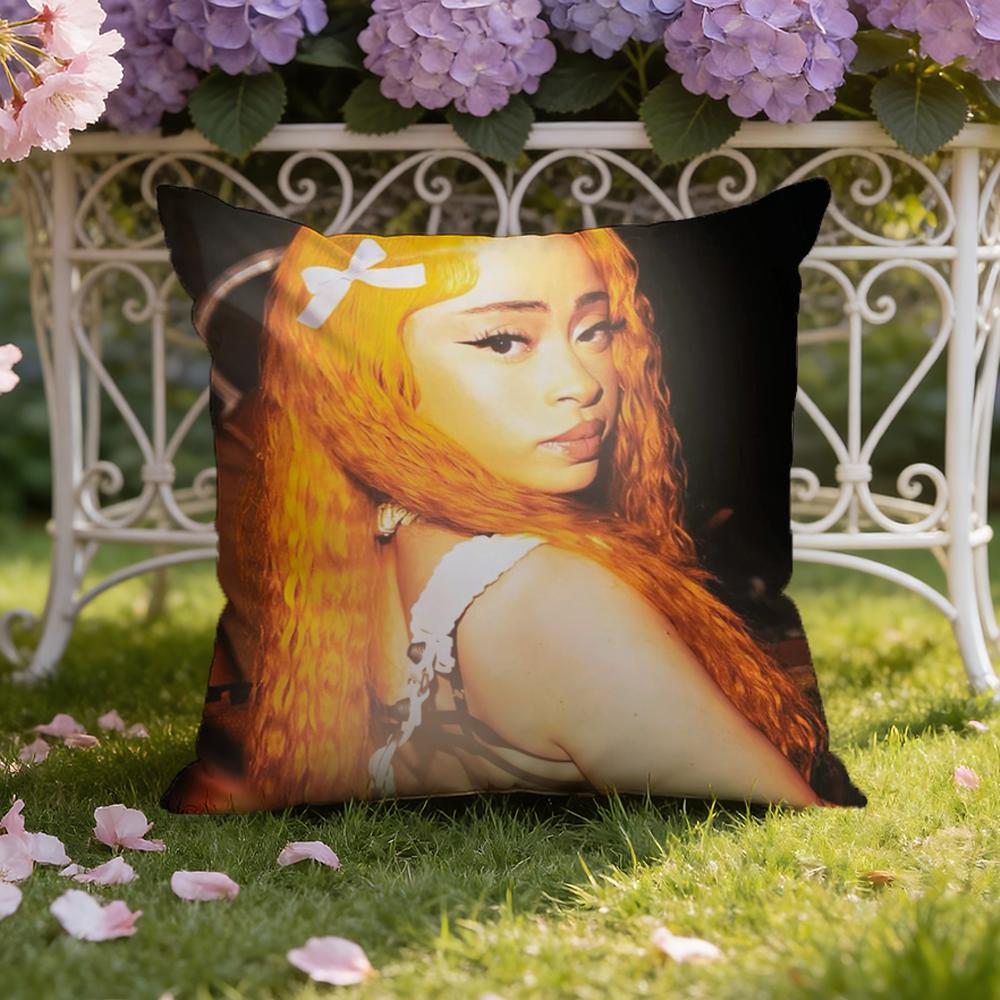 I-Ice Spice Y2K Cushion Cover Home & Car Dual-Scene Pillow Cover: Reversible For Premium Comfort