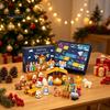 Calendario dell'Avvento di Natale per Bambini 24 Giorni Presepe Bambini, Legame Familiare con Mini Figure, Attività Festive Interattive