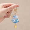 Metal Little Cat Small Keychain Double-sided Retro Lucky Keychain Lucky Cat Keychain  Bag Pendant