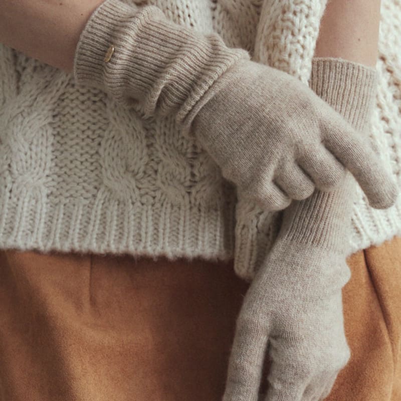 Marchen 100% Cashmere Fine Gloves_5color