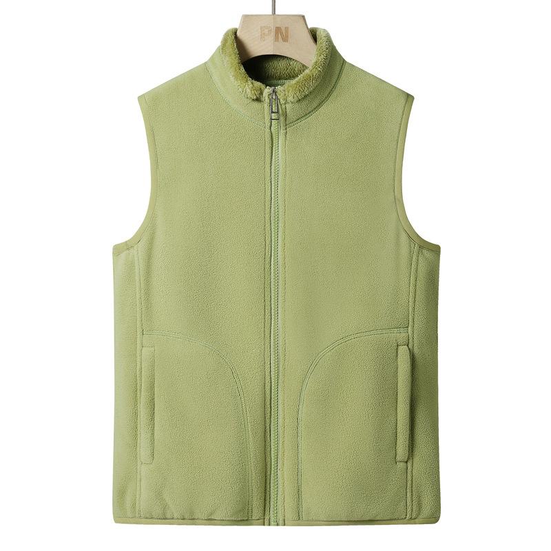 Vests Are The Same As Men and Women, Plus Velvet Warm Autumn and Winter, Inside and Outside, Inside Vest Sleeveless Jacket